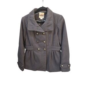 Hydraulic Short Coat Size L. Double Breasted Polyester Rayon. Soft